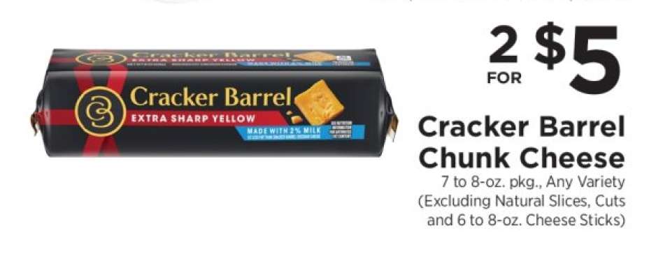 Cracker Barrel Chunk Cheese