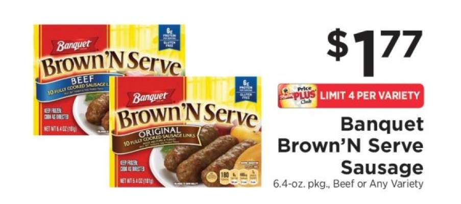 Banquet Brown'N Serve Sausage