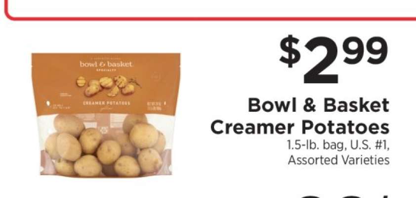 Bowl & Basket Creamer Potatoes