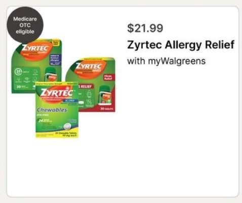 Zyrtec Allergy Relief
