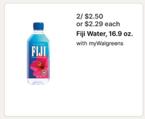 Fiji Water, 16.9 oz.