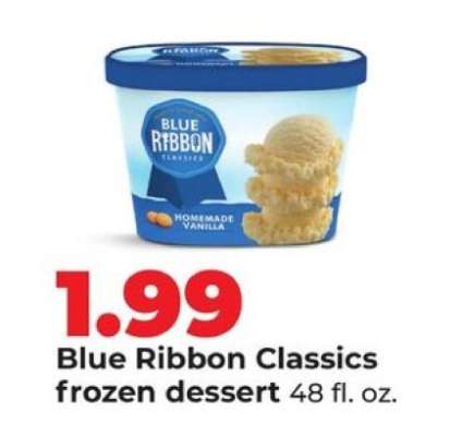 Blue Ribbon Classics frozen dessert