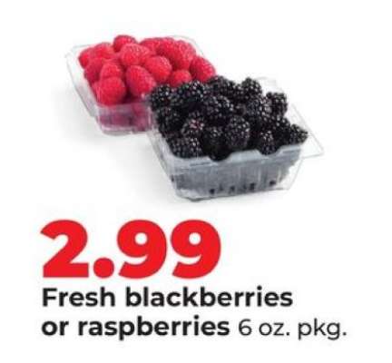 Fresh Blackberries or Raspberries