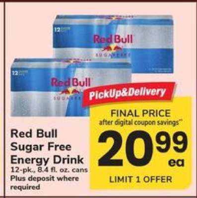 Red Bull Sugar Free Energy Drink
