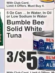 Bumble Bee Solid White Tuna