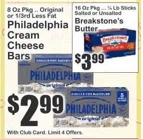 Philadelphia Cream Cheese Bars