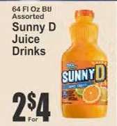 Sunny D Juice Drinks