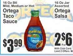 Ortega Taco Sauce*