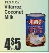 Vitarroz Coconut Milk