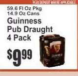 Guinness Pub Draught 4 Pack