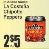La Costeña Chipotle Peppers