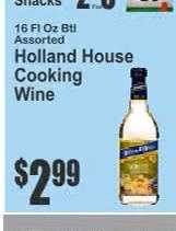 Holland House Cooking Wine