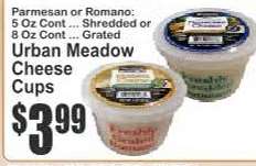Urban Meadow Cheese Cups