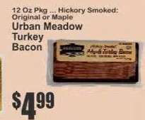 Urban Meadow Turkey Bacon