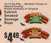 Eckrich Smoked Sausage Rope