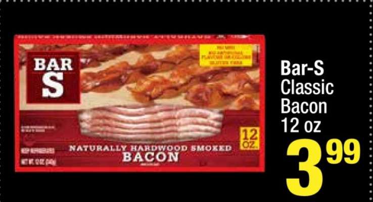 Bar-S Classic Bacon 12 oz