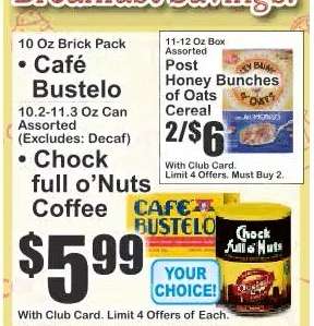Café Bustelo, Chock full o’Nuts Coffee