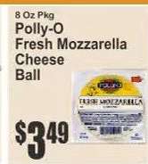 Polly-O Fresh Mozzarella Cheese Ball