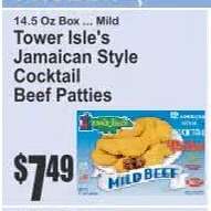 Tower Isle's Jamaican Style Cocktail Beef Patties