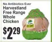 Harvestland Free Range Whole Chicken