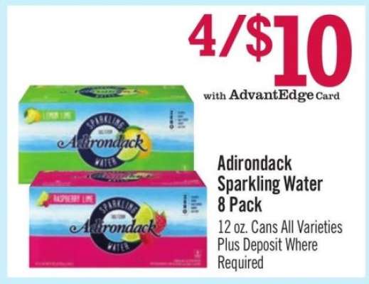 Adirondack Sparkling Water 8 Pack
