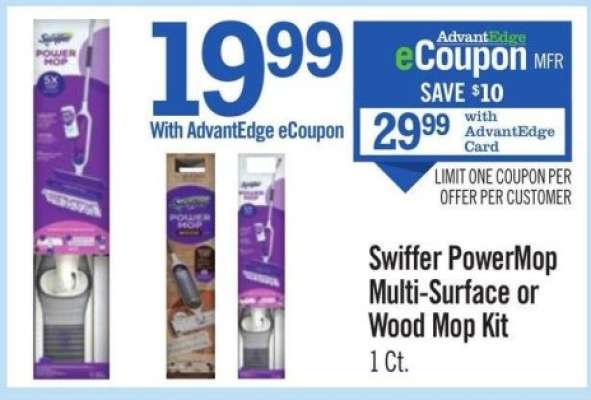 Swiffer PowerMop Multi-Surface or Wood Mop Kit
