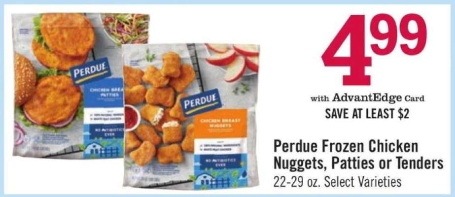 Perdue Frozen Chicken Nuggets, Patties or Tenders