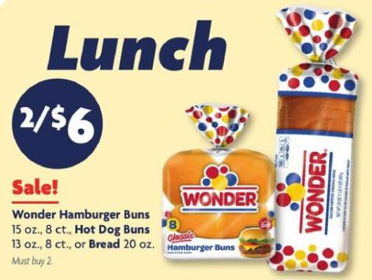 Wonder Hamburger Buns