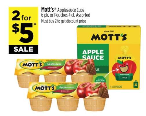 Mott's Applesauce Cups