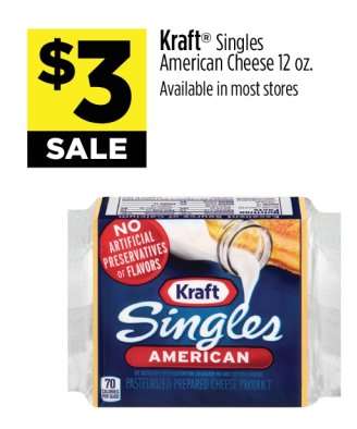 Kraft Singles American Cheese 12 oz.