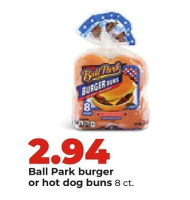 Ball Park burger or hot dog buns