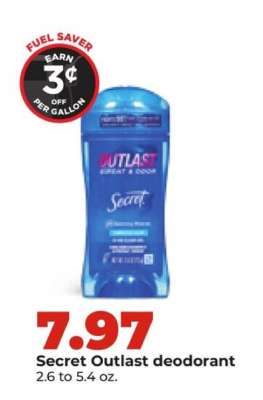 Secret Outlast Deodorant