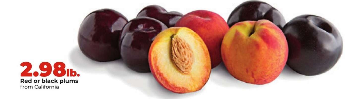 Red Or Black Plums