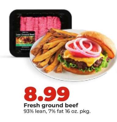 Fresh ground beef