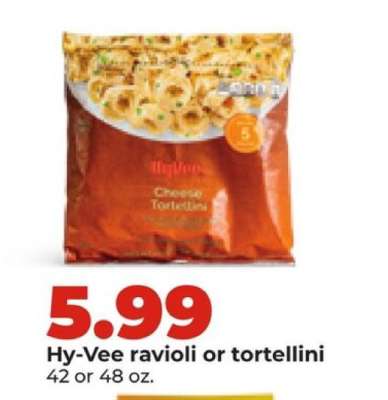 Hy-Vee ravioli or tortellini