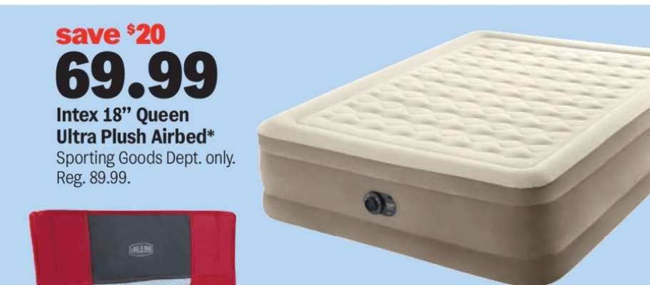 Intex 18" Queen Ultra Plush Airbed*