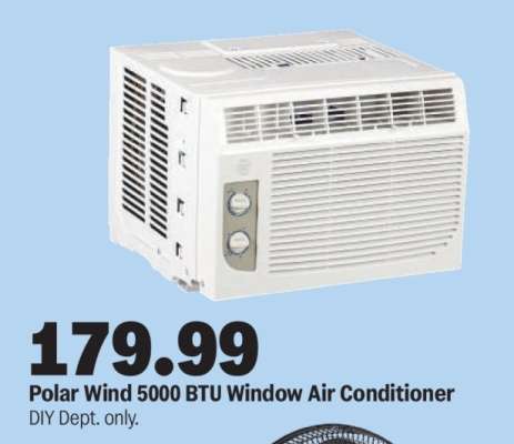 Polar Wind 5000 BTU Window Air Conditioner