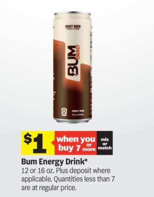 Bum energy drink