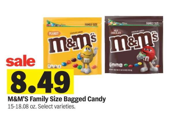M&M'S Family Size Bagged Candy