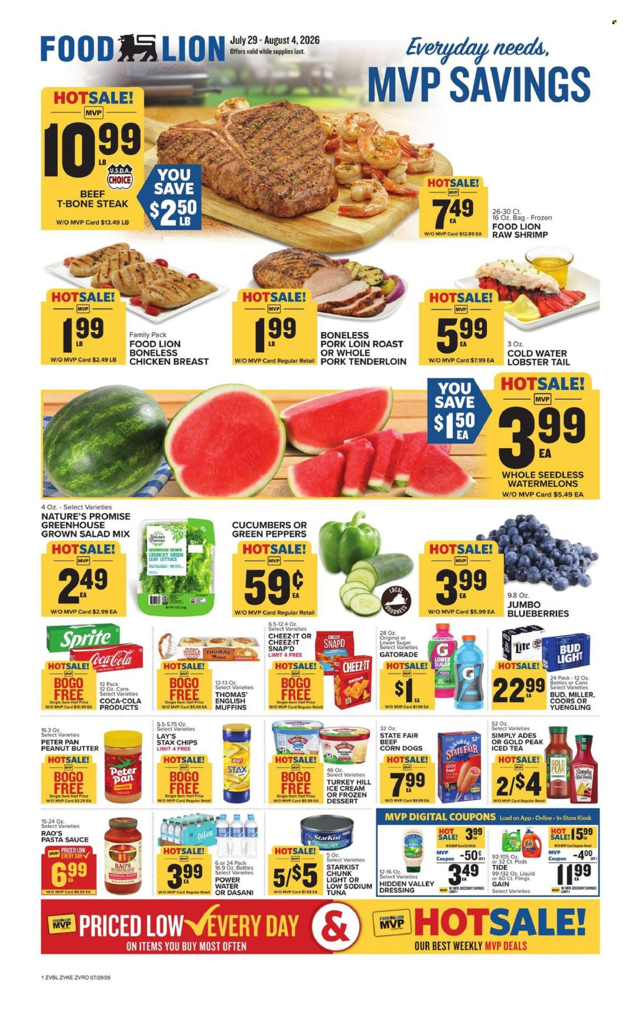 Food Lion ad - 07/29/2026 - 08/04/2026. Page 1