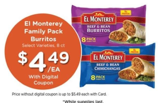 El Monterey Family Pack Burritos