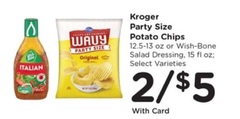 Kroger Party Size Potato Chips