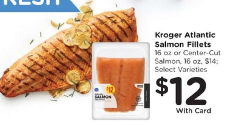Kroger Atlantic Salmon Fillets