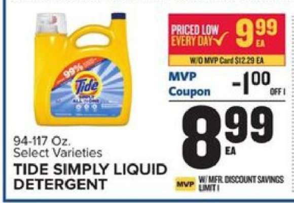 Tide Simply Liquid Detergent