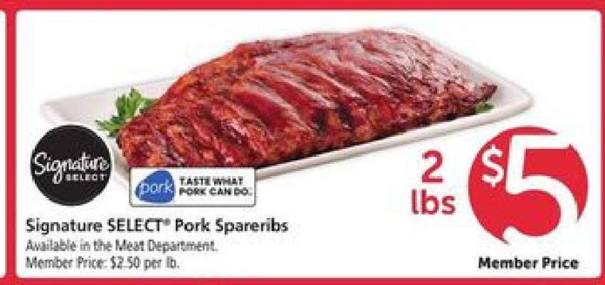 Signature SELECT Pork Spareribs