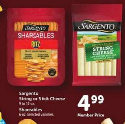 Sargento String or Stick Cheese