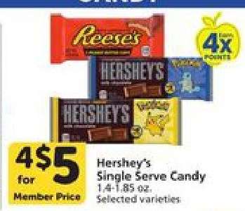 Hershey's Single Serve Candy