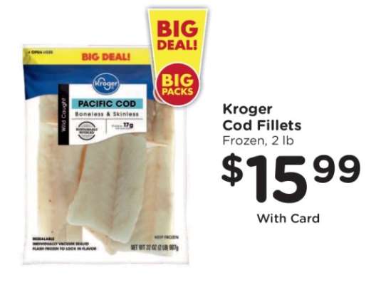 Kroger Cod Fillets