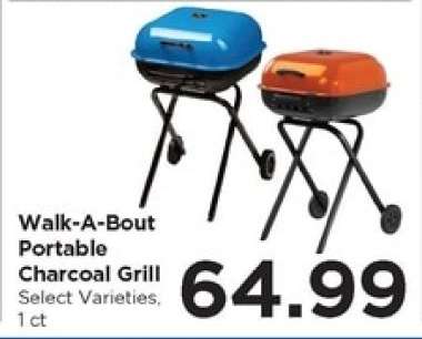 Walk-A-Bout Portable Charcoal Grill