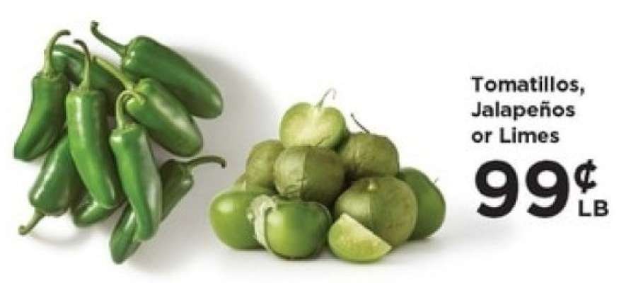 Tomatillos, Jalapeños or Limes